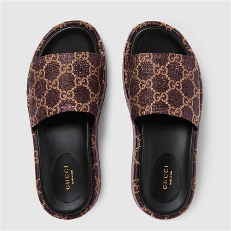 gucci women's pool slides|Gucci women's slides clearance sale.